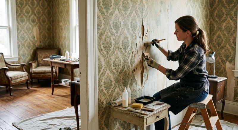 Wallpaper Restoration in Roswell, GA
