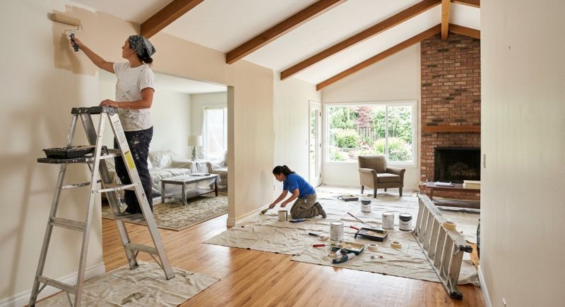 Accent Wall Painting in Kansas City, KS