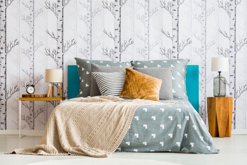 Bedroom Wallpaper Installation in Alpharetta, GA