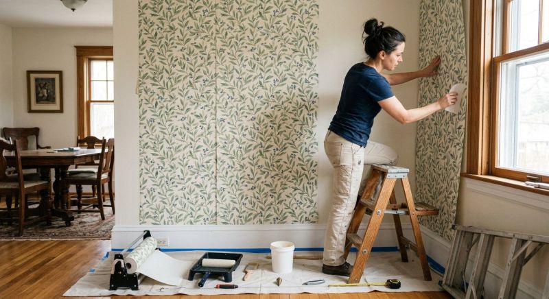 Kitchen Wallpaper Installation in Overland Park, KS